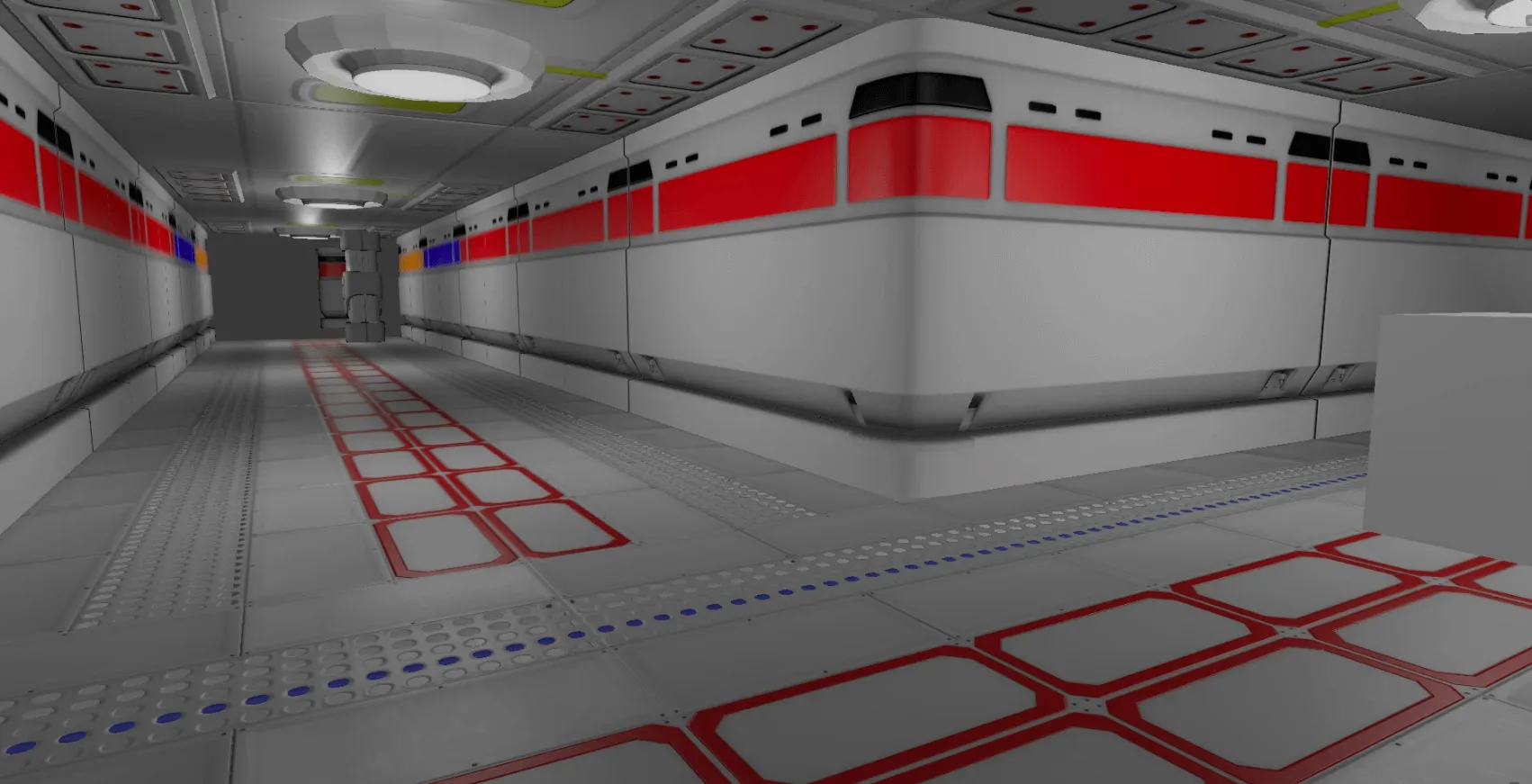 3D-Modell in Blender während einer Kurslektion